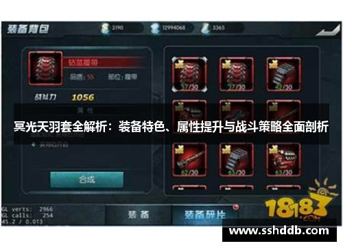 冥光天羽套全解析：装备特色、属性提升与战斗策略全面剖析